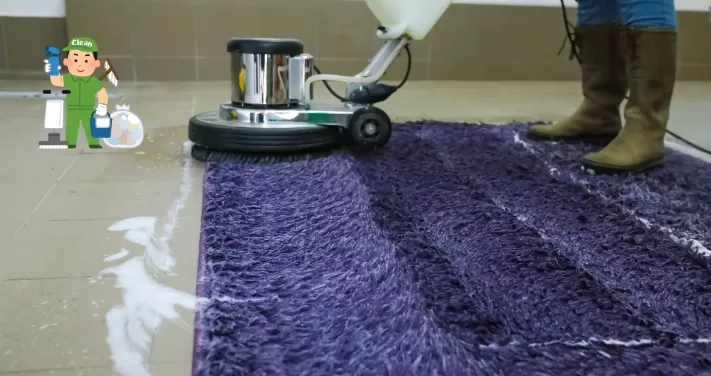 خدمة تنظيف السجاد داخل المنزل